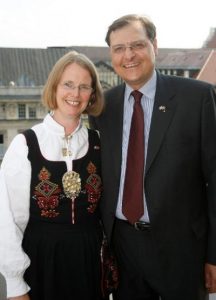Honorarkonsul Aschenbrenner und Frau Reidun Alvestad-Aschenbrenner